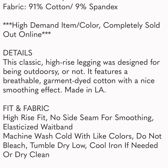 NWOT SKIMS Outdoor Leggings Tigers Eye Small - Picture 9 of 10